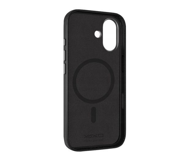 YAXO Leather Gear Slim Case MagSafe iPhone 17 Dusty Black - 1455878 - zdjęcie 3